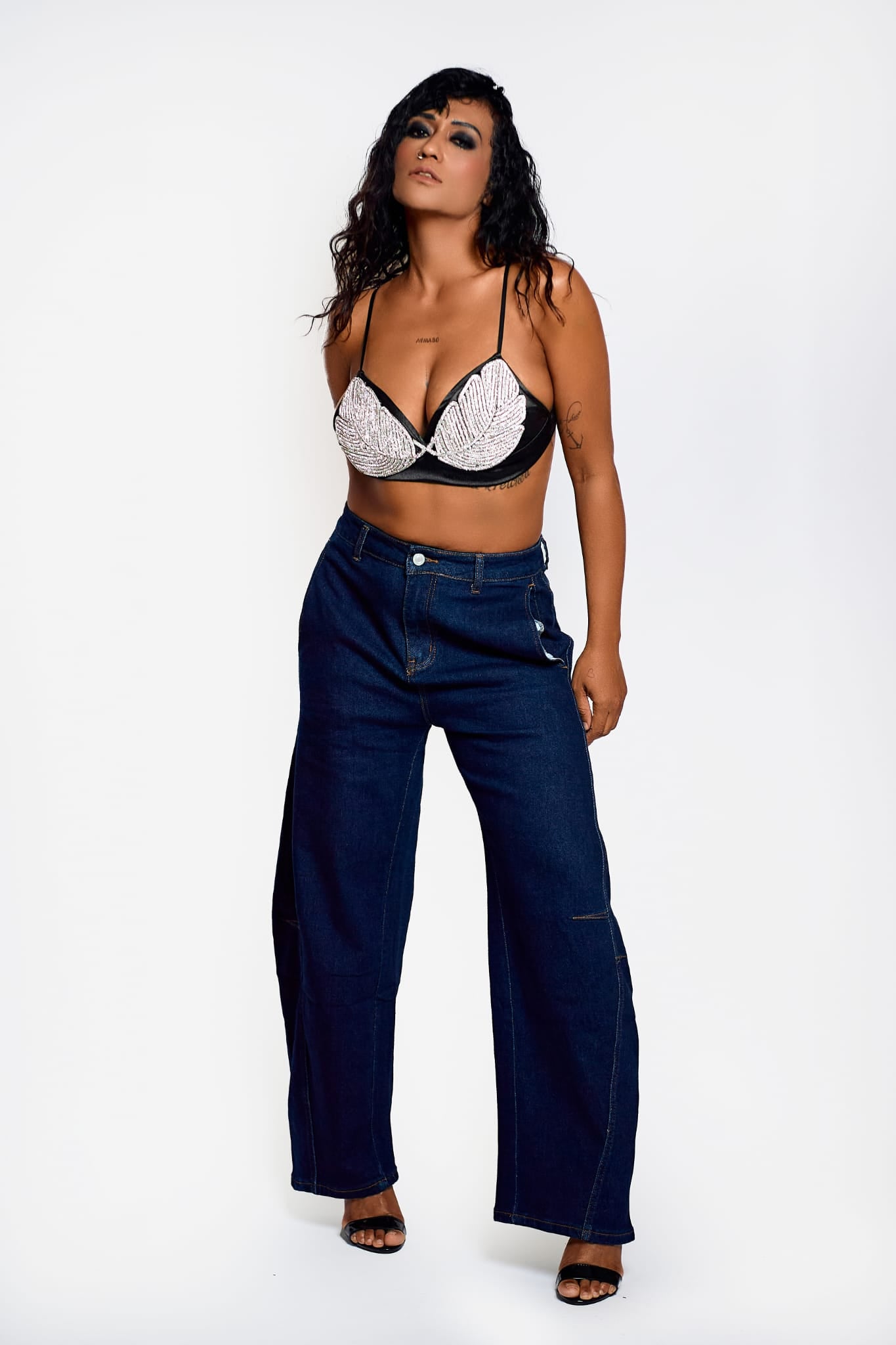 Top Cristal Noir